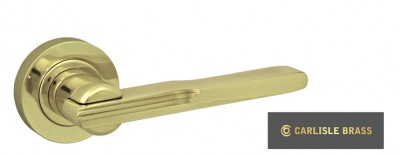 AQ5 Veronica Lever Handles Polished Brass