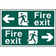 fire exit/running man sign