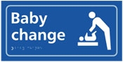 baby changing sign