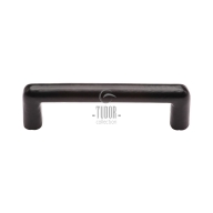 fb331 smooth black iron cabinet pull handle