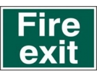 fire exit sign