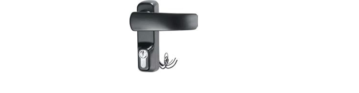 iseo lever handle with 5 pin single cylinder
