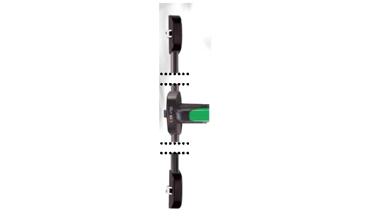 iseo 3 point lateral side latching emergency exit device 