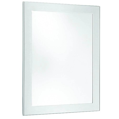 sa01-60001 framed wall mirror stainless steel