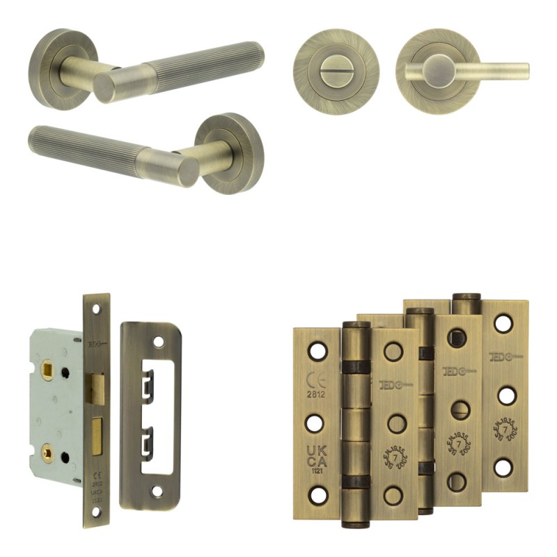 venice bathroom pack antique brass 