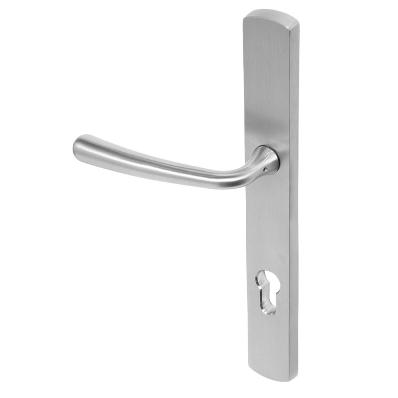 per095 pera lever door handle on plate 