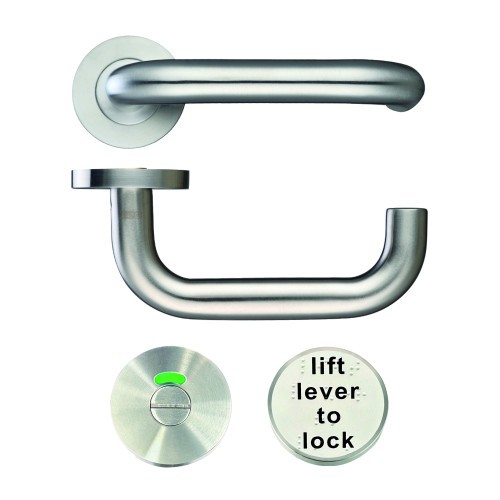 din lift to lock return to door lever set