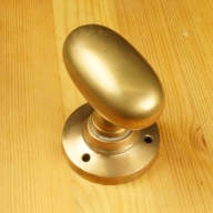 pewter/bronze potato knob on round rose