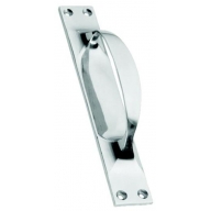 118 cranked pull handle on backplate 121mm