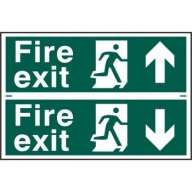 fire exit/running man sign