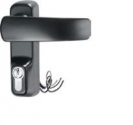 iseo lever handle with 5 pin single cylinder