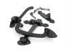 anvil cast thumblatch set with chain