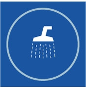 shower sign