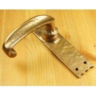 brzo2lt bronze ornate lever on latch plate