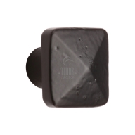 fb390 smooth black cabinet knob