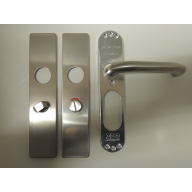 zcsip19/zcs33ss 19mm rtd lever on bathroom backplate  57mm centres