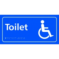 disabled toilet sign