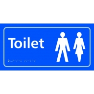 uni-sex toilet sign
