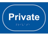 private sign