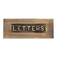 v845 embossed letter plate