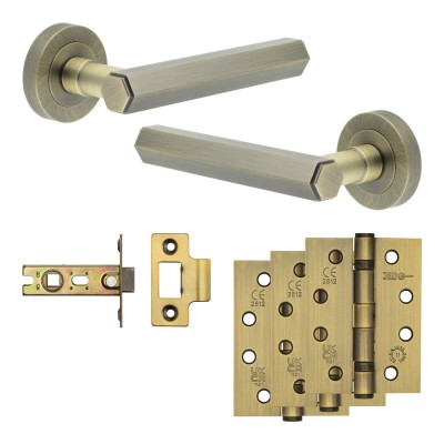 hex door handle latch pack 