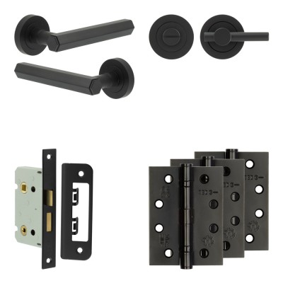 hex bathroom door handle pack 
