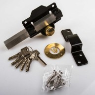 high security long throw gate lock with 200mm handle