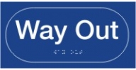 way out sign