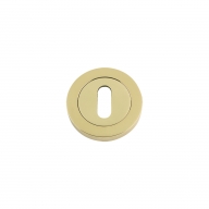 dat-002 standard key escutcheon polished brass