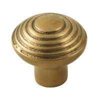 Bronze/Pewter Ribbed Cabinet Knob