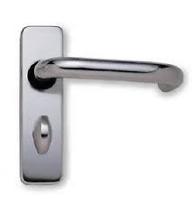J4673B 19mm Return To Door Lever On Bathroom Plate SAA