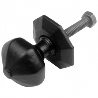 Kirkpatrick 3372 Black Antique Centre Door Knob
