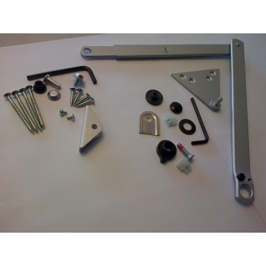 634 Free Swing Cranked Arm For 624EM - Silver